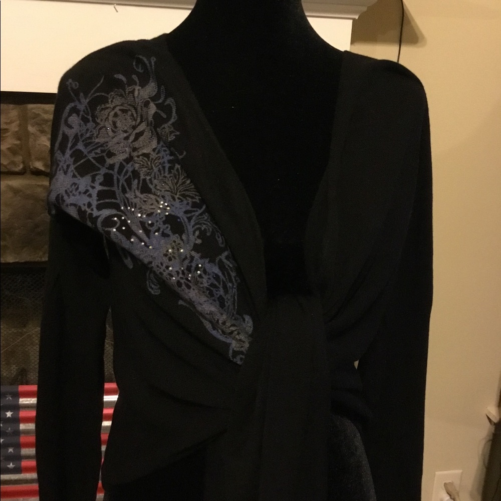 Wrap sweater